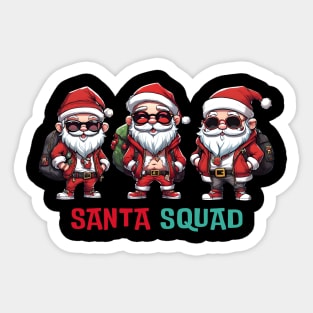 Santa-squad Sticker